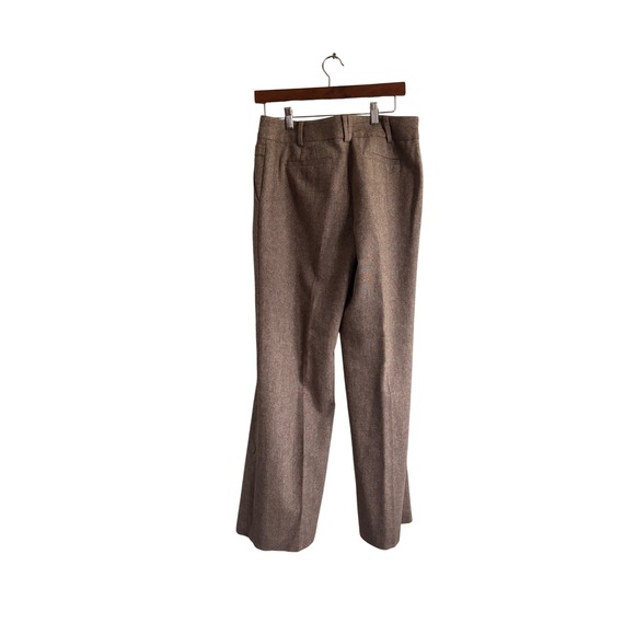 Ann Taylor Signature Fit Brown Wool Blend Wide Leg Trousers Pants Womens 8 - Picture 7 of 7